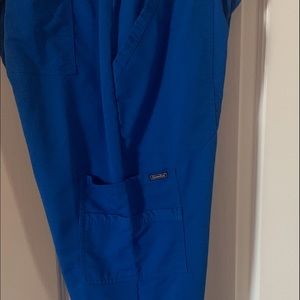 Womens Royal Blue Sanibel XL petite Scrub pants.